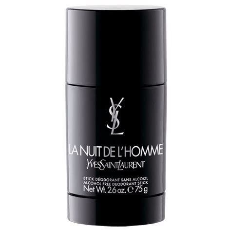 ysl l'homme stick deodorant|la nuit de l'homme deodorant.